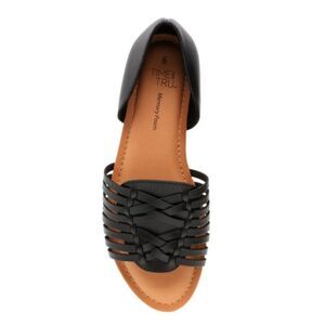 Braided sandal open toe